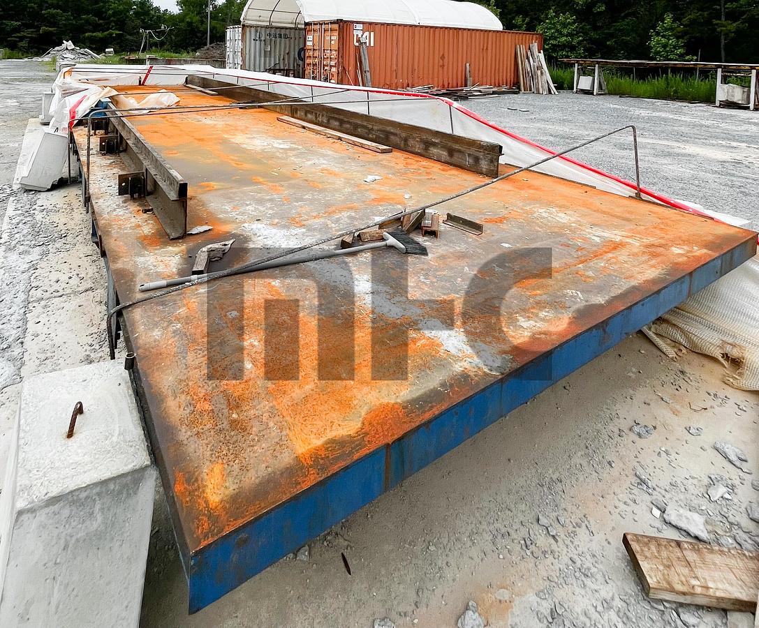 Used 11' X 39' Precast Concrete Casting Tables/Panel Forms (2 Each):