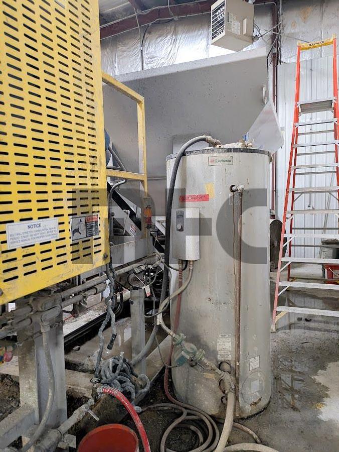Used Mixer Systems Batch Plant (2018) with 21 cu ft Paddle Mixer & 2 Compartment Aggregate Bin