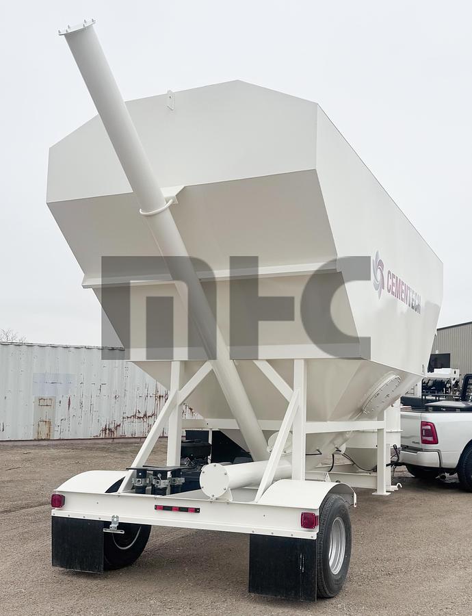 Used Cementech LP 200 Portable Silo w/ Gas Powered Auger
