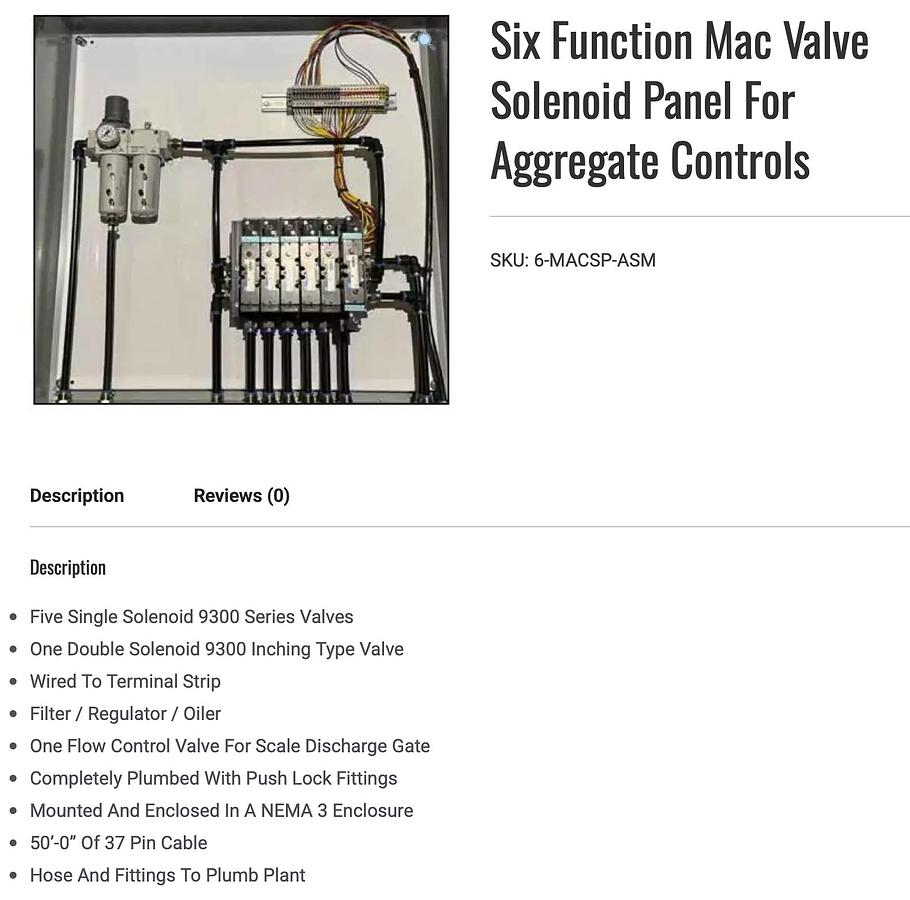 Used 2026 Belgrade 4 Compartment Stationary Concrete Batch Plant