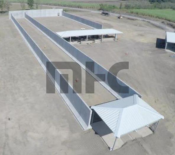 Used 2016 Hamilton Precast T Wall Precast Concrete Forms (3 Each)