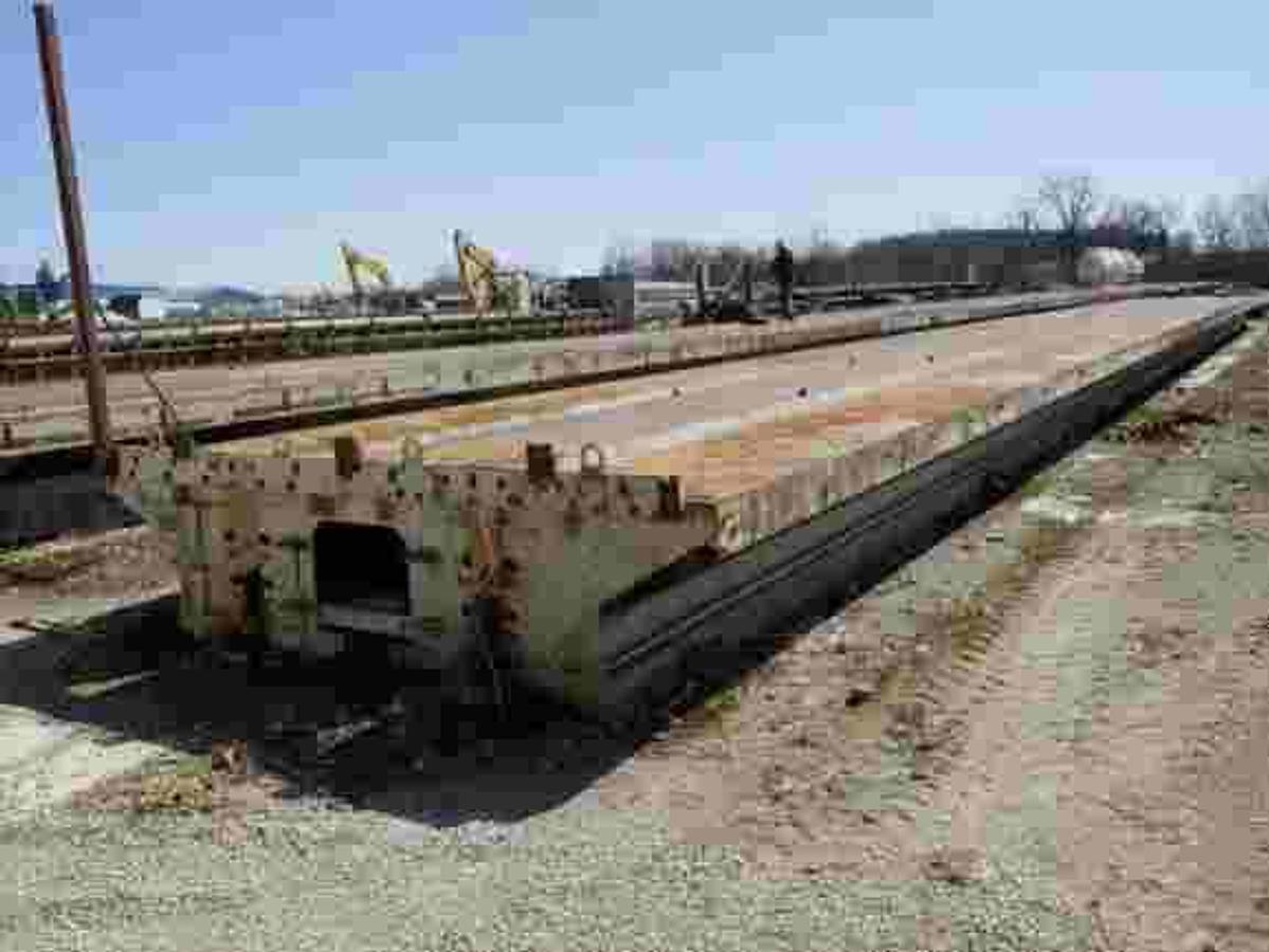 Used 12'6" x 125' Double Tee Precast Concrete Form