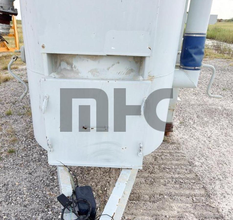 Used Belgrade LP200 Portable Cement Silo with Rice Lake Batching System