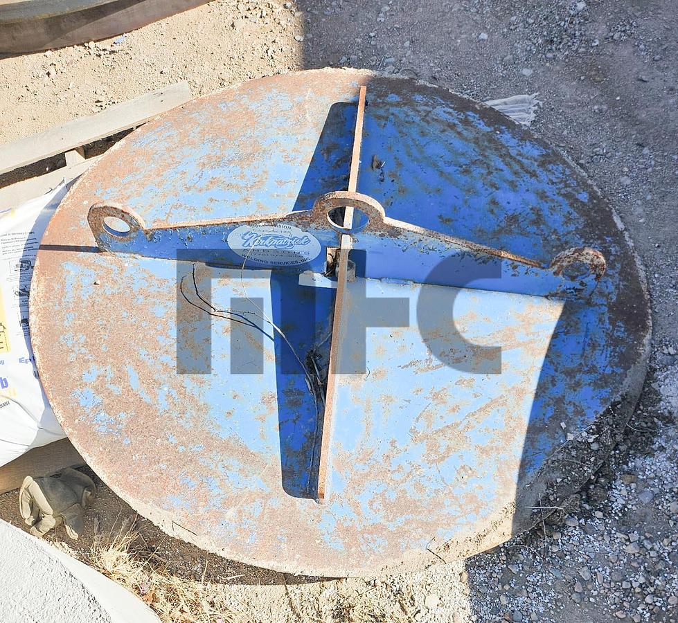 Used 48" Kirkpatrick Hydraulic Monolithic Manhole Base Form