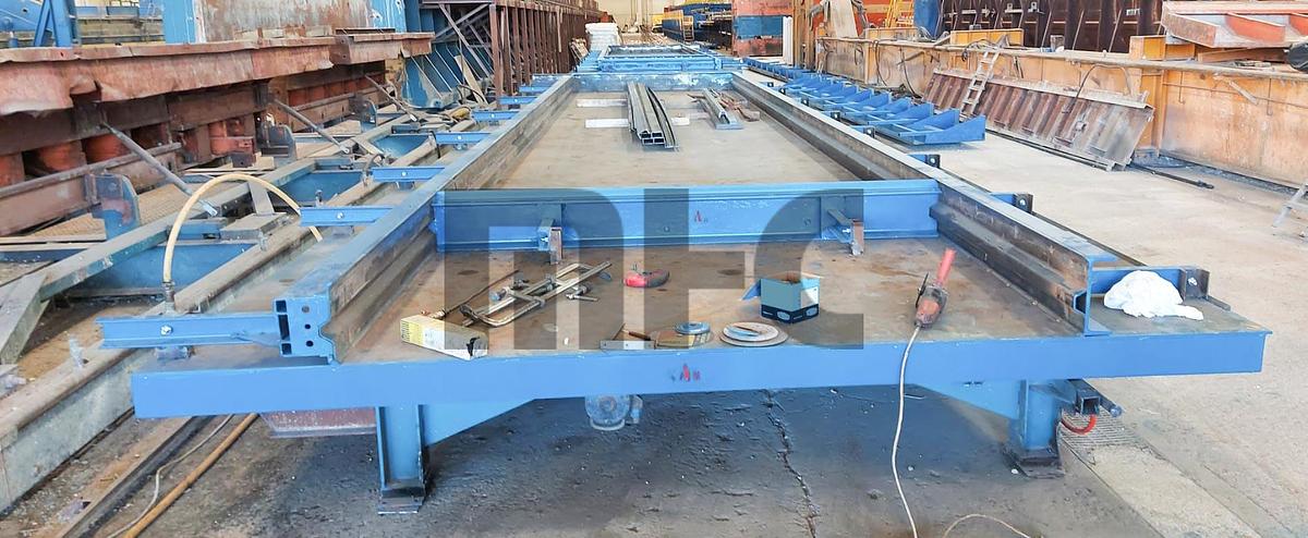 Used 11' X 39' Precast Concrete Casting Tables/Panel Forms (2 Each):