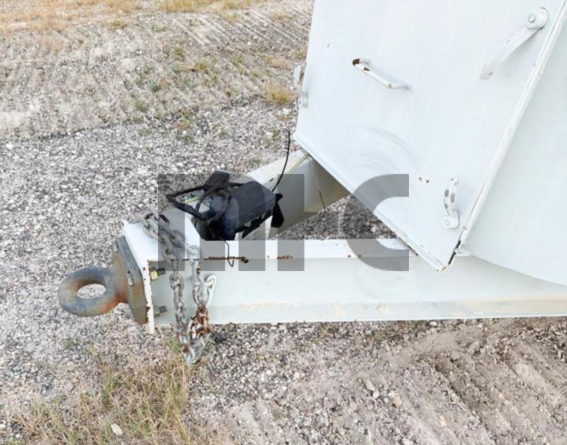 Used Belgrade LP200 Portable Cement Silo with Rice Lake Batching System