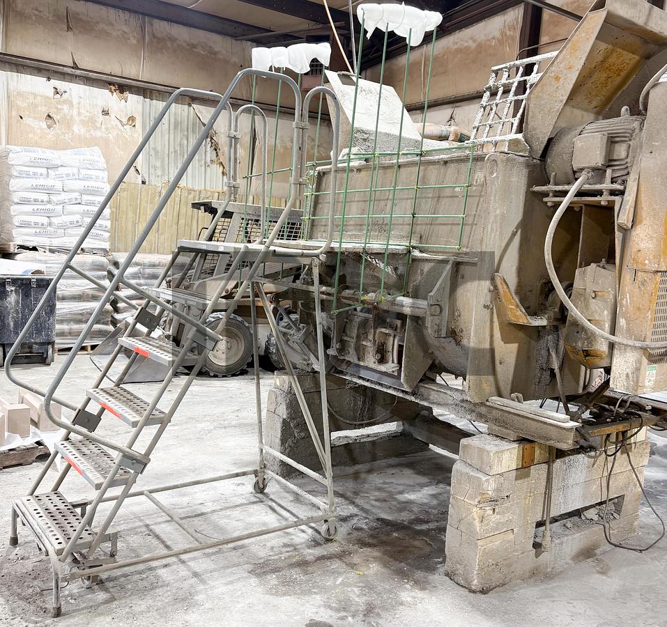 Used Mixer Systems Precast Ribon Mixer