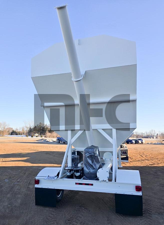 Used 2025 Belgrade LP200 Gas Powered Portable Cement Silo (New and Never Used)