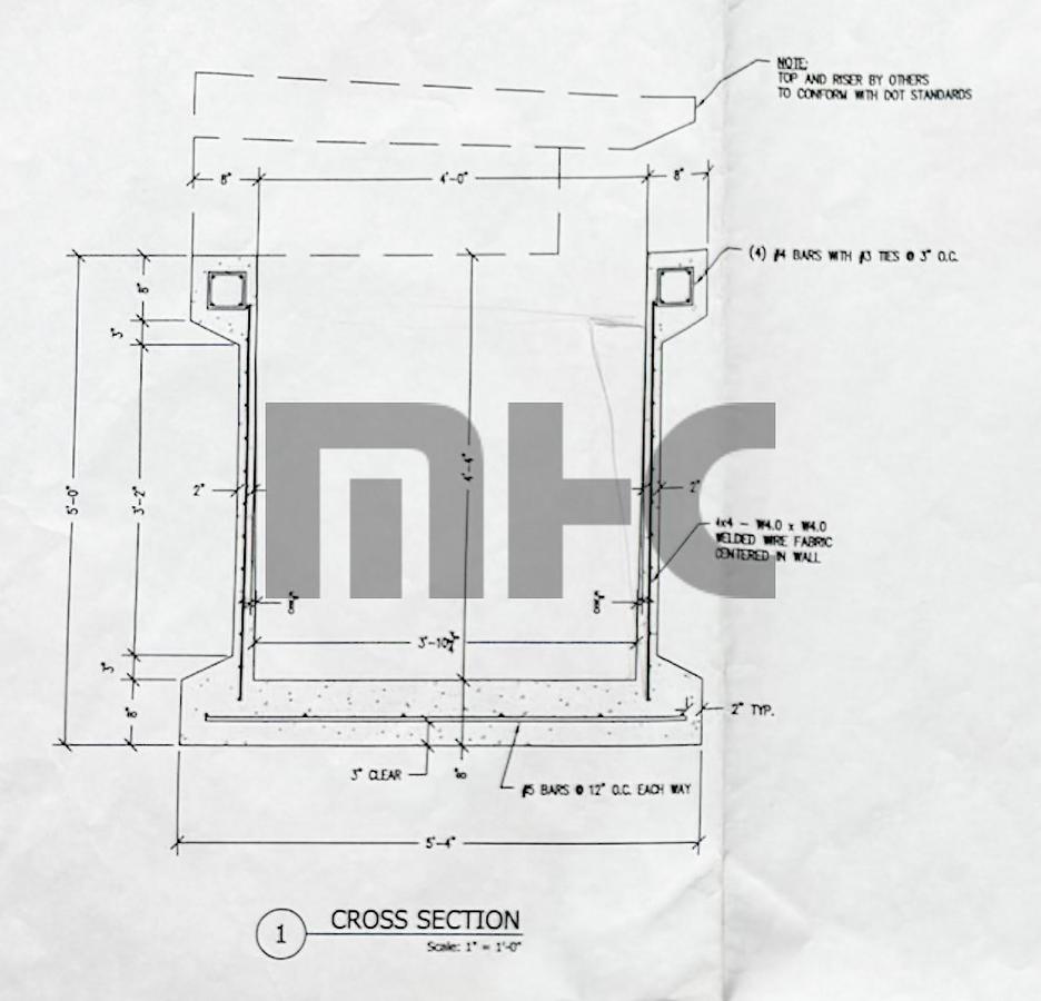 Used Precast Concrete Intake Form: