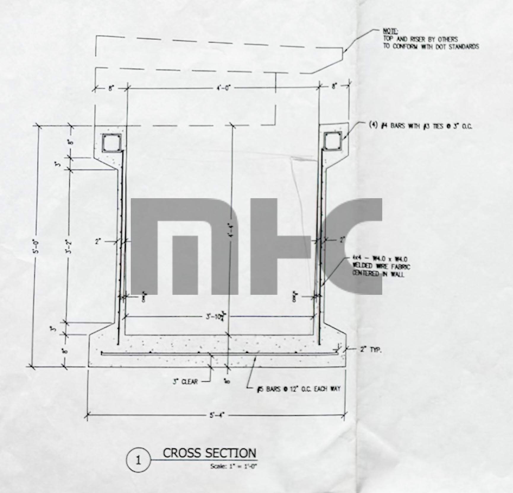 Used Precast Concrete Intake Form: