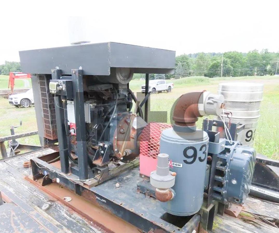 Used Portable Paragon P857/ John Deere Diesel Material Transfer Blower
