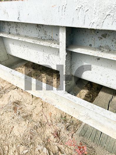 Used 18" Dual Cavity Self-Stressing Concrete Pile Form Set