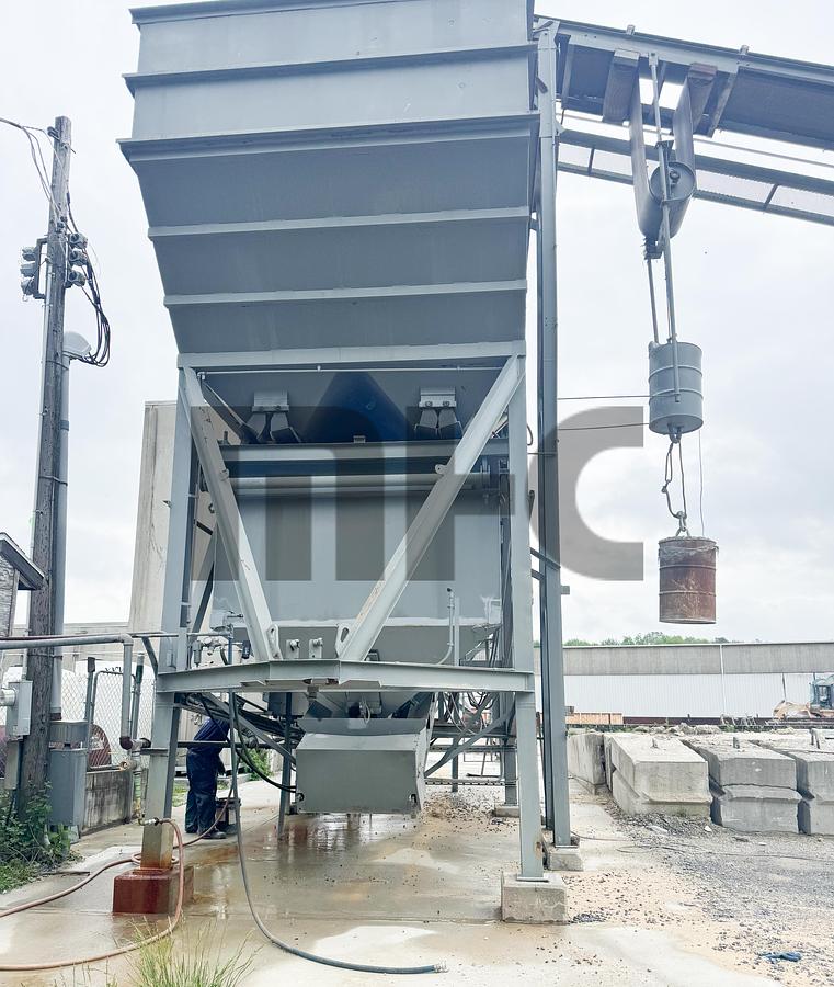 Used Johnson Ross and Mixer Systems Precast Concrete Batch Plant