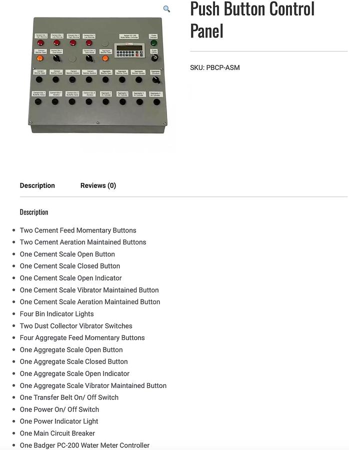 Used 2026 Belgrade 4 Compartment Stationary Concrete Batch Plant