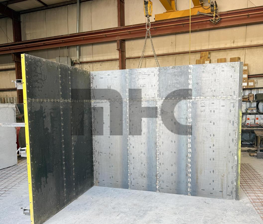 Used 5' Wide X 8' Long x 6' Tall Precast Concrete Box Culvert Form: