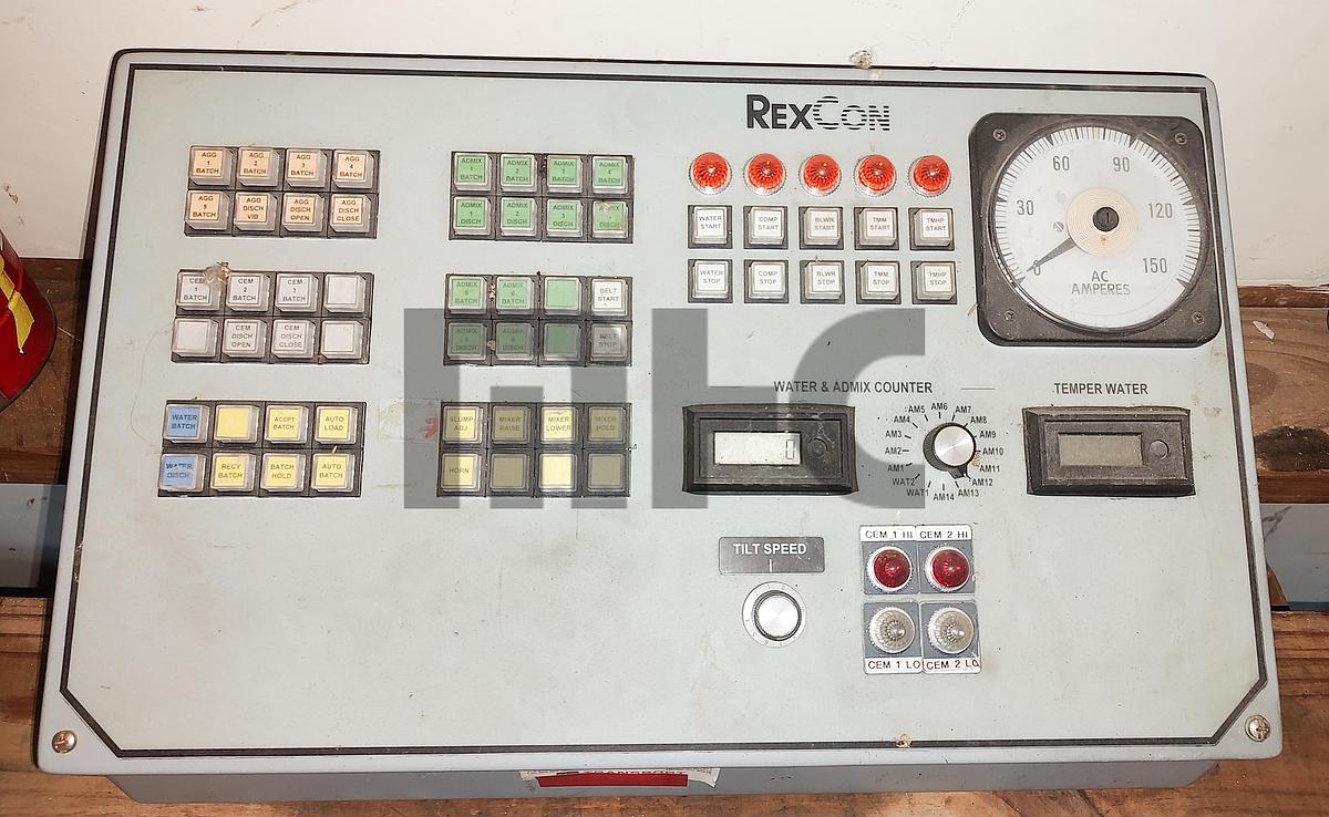 Used RexCon S Portable Central Mix Concrete Batch Plant