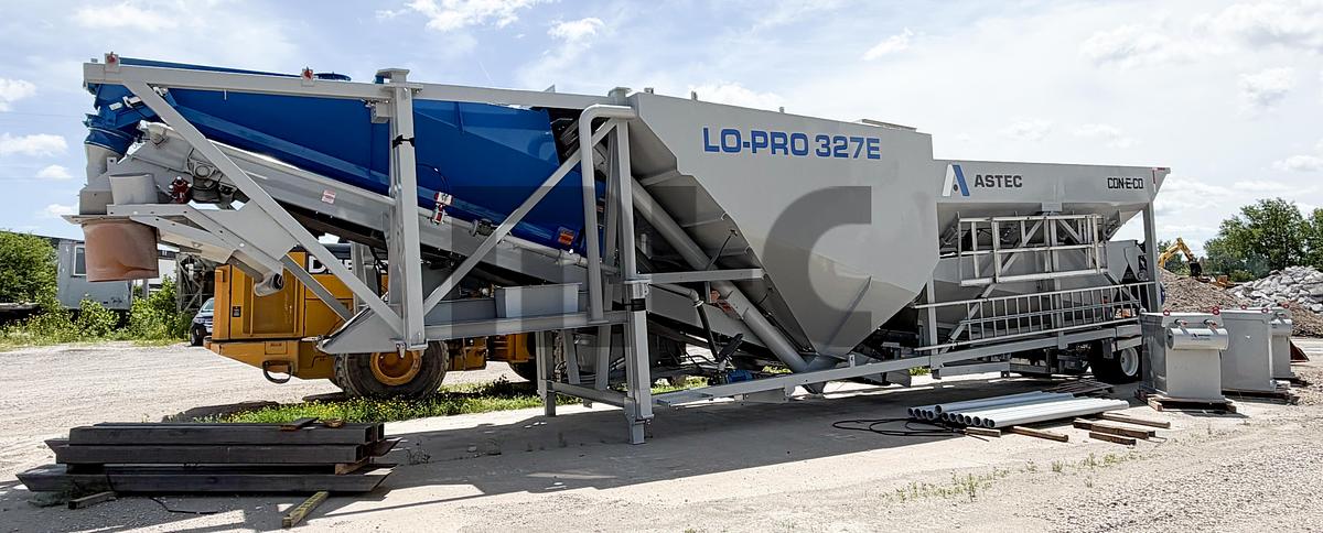 Used 2025 Con E Co 327 Low Pro Portable Concrete Batch Plant