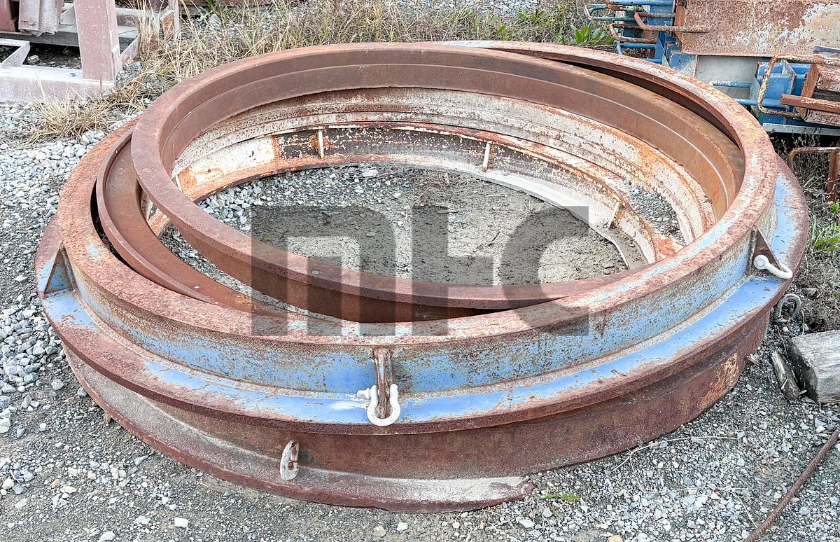 Used 60" B-Wall Precast Manhole Form Joiint Rings (5 Each)