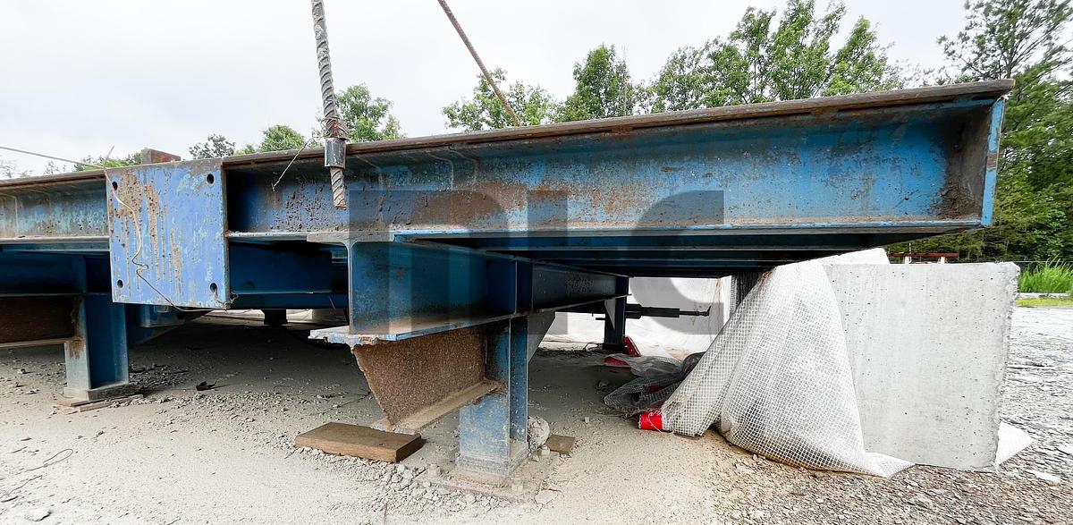 Used 11' X 39' Precast Concrete Casting Tables/Panel Forms (2 Each):