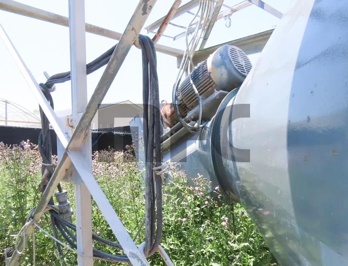 Used Belgrade 350 Barrel Round Portable (RP) Cement Silo