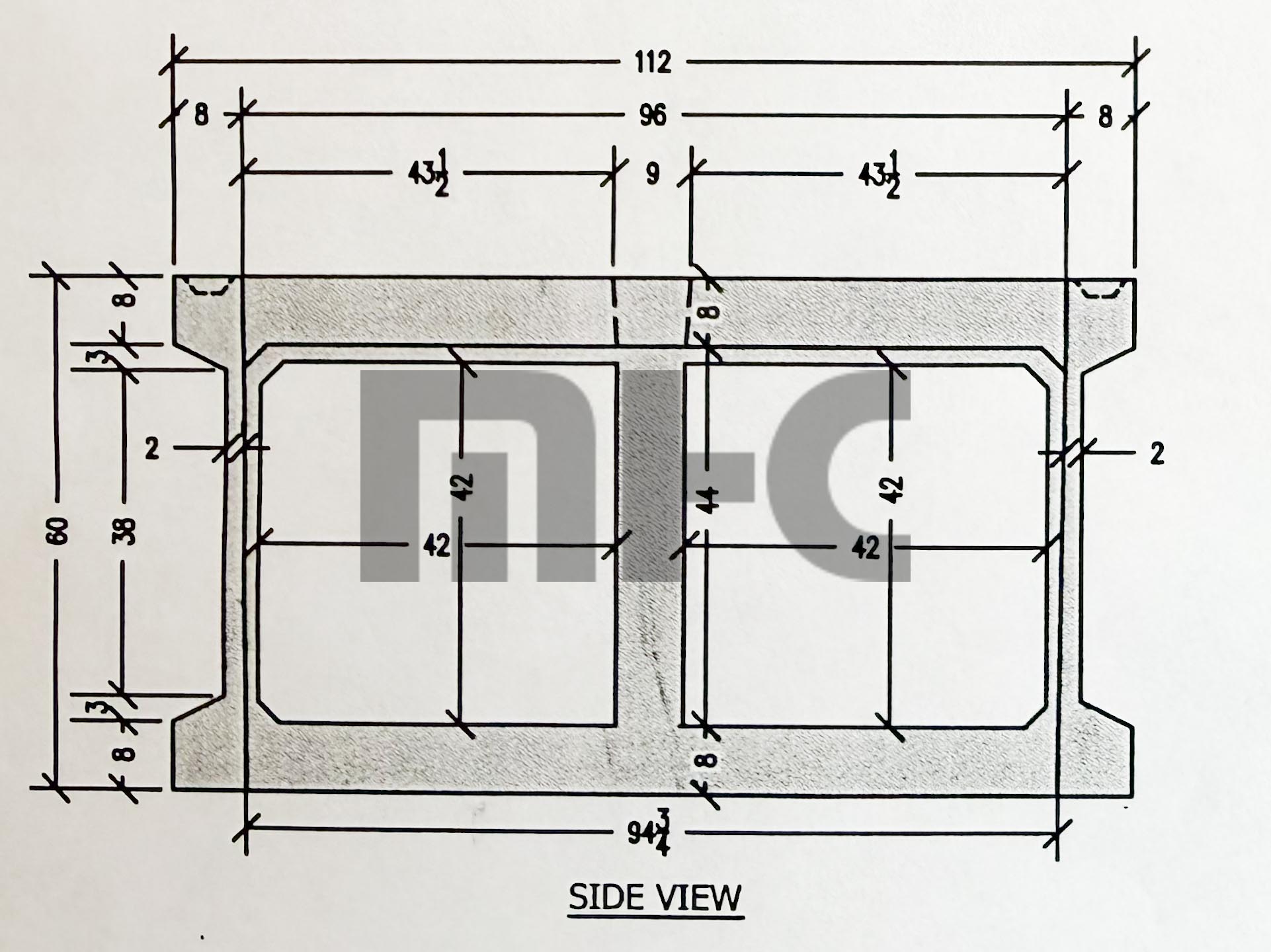 Used Precast Concrete Intake Form: