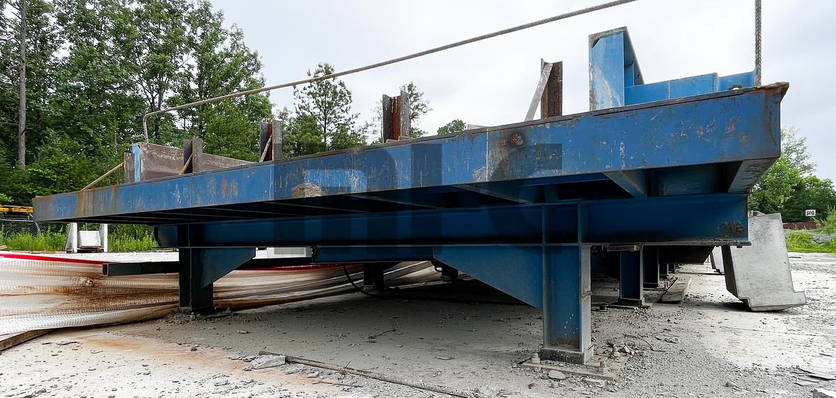 Used 11' X 39' Precast Concrete Casting Tables/Panel Forms (2 Each):