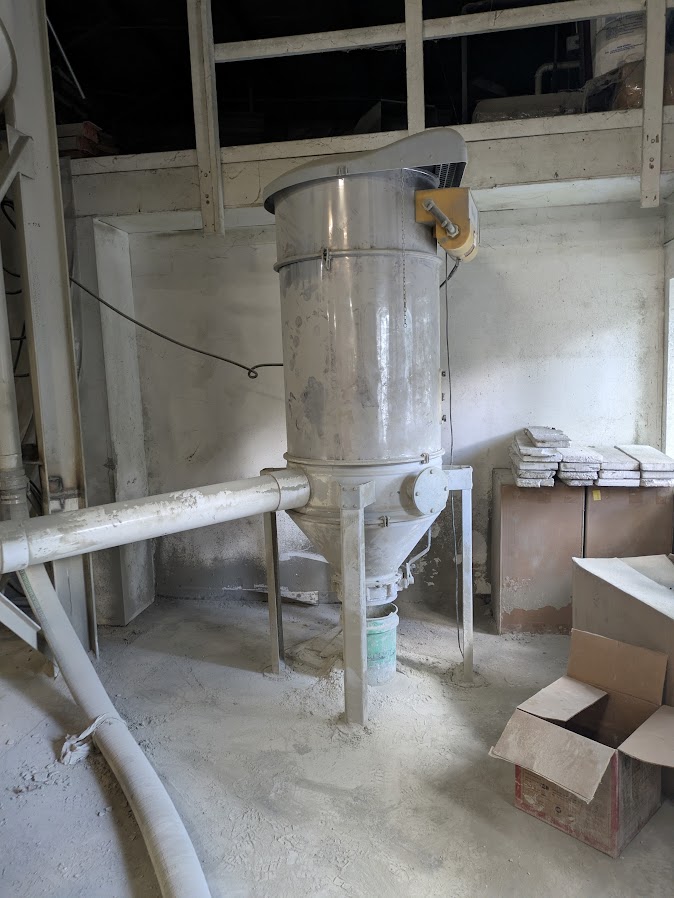 Used Mixer Systems Batch Plant (2018) with 21 cu ft paddle mixer & 2 compartment aggregate bin