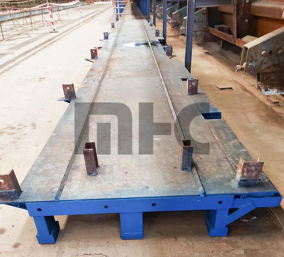 Used 11' X 39' Precast Concrete Casting Tables/Panel Forms (2 Each):
