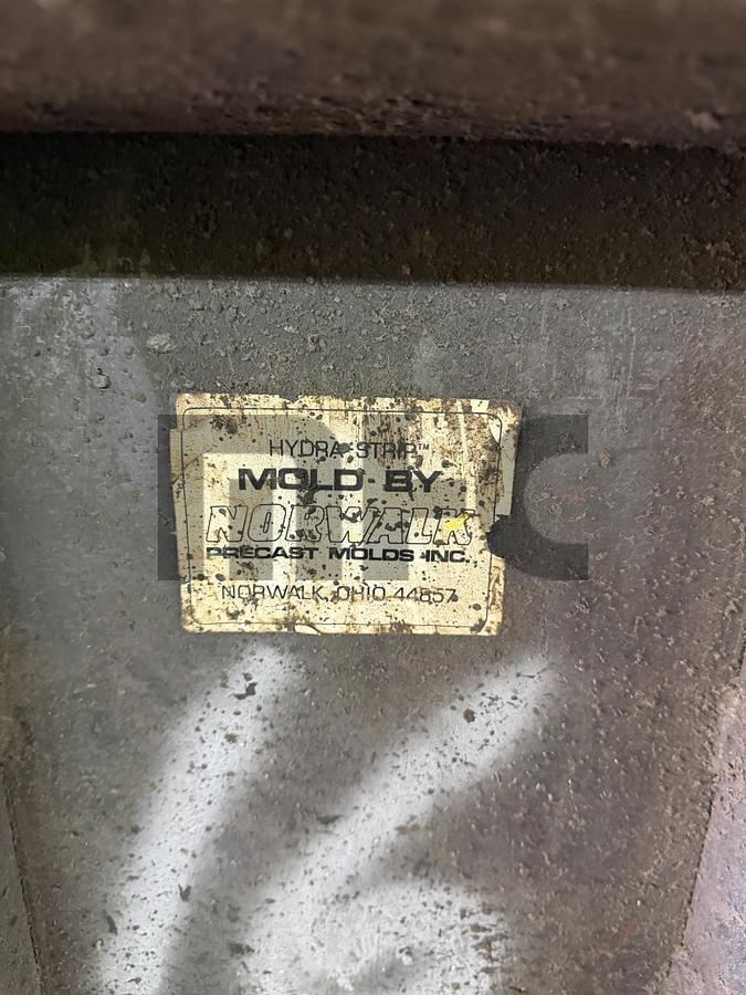 Used Norwalk Hydra-Strip Precast Concrete Septic Tank Forms (2500 gal, 1600 gal, 1500 gal, & 1000 gal)