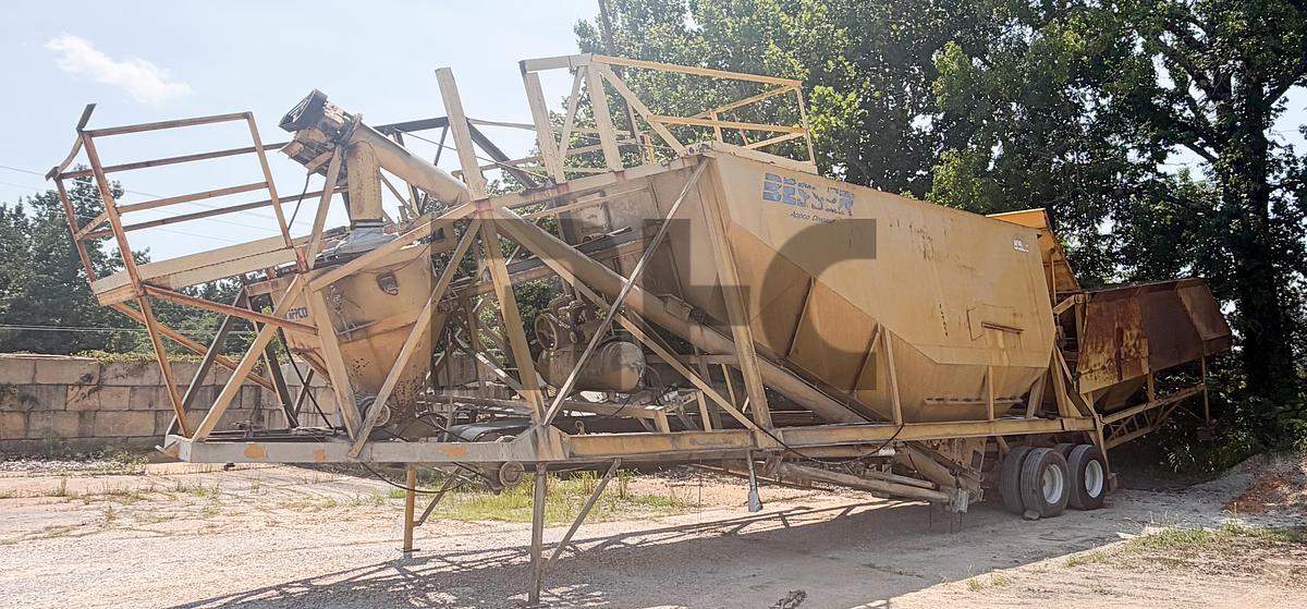 Used Besser/APPCO 6 Yard Portable Concrete Batch Plant