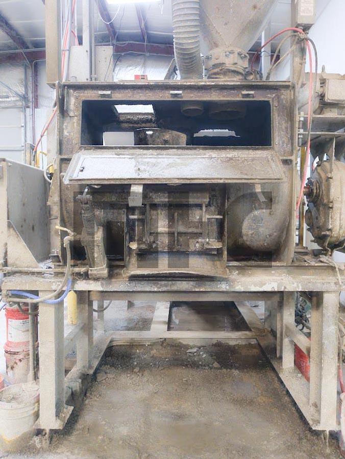 Used Mixer Systems Batch Plant (2018) with 21 cu ft Paddle Mixer & 2 Compartment Aggregate Bin