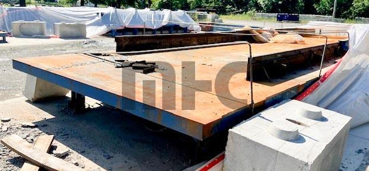 Used 11' X 39' Precast Concrete Casting Tables/Panel Forms (2 Each):