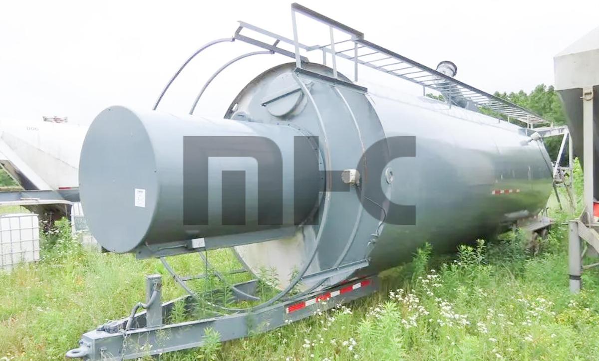 Used Belgrade 350 Barrel Round Portable (RP) Cement Silo