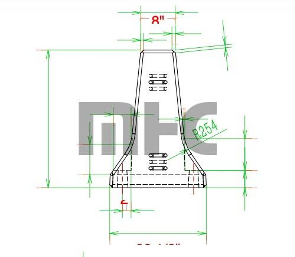 Used Precast Concrete Dual Cavity Jersey Barrier Forms - K Type FDOT
