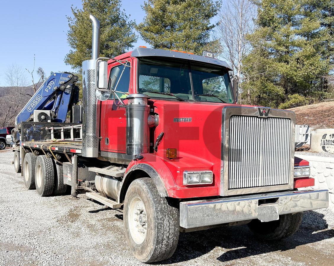 Used Western Star Knuckle Boom Crane Truck