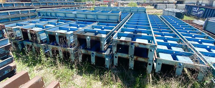 Used Hamilton Dual Cavity 16" x 16" Self Stressing Concrete Pile Form