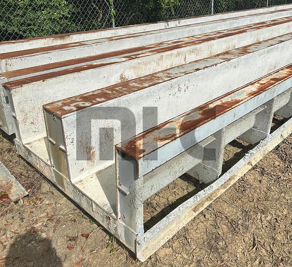Used 18" Dual Cavity Self-Stressing Concrete Pile Form Set