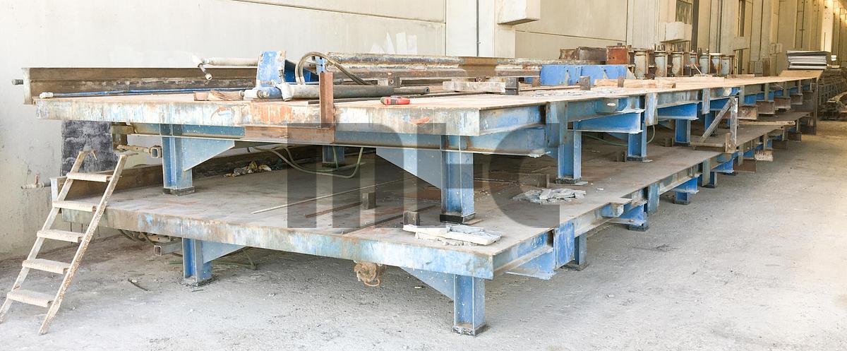Used 11' X 39' Precast Concrete Casting Tables/Panel Forms (2 Each):