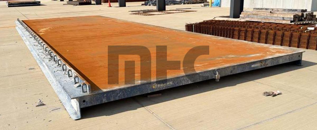 Used 2021  12'X 40' Precast Table with Rails and Magnets