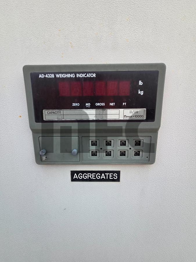 Used 2005 Turmac 4 Compartment Precast Concrete Batch Plant w/Haarup Mixer