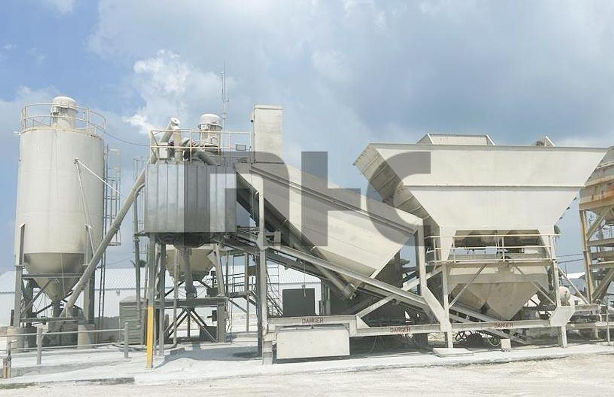 Used Stephens 4 Compartment Portable Concrete Batch Plant
