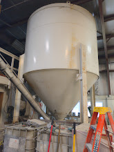 Used Mixer Systems Batch Plant (2018) with 21 cu ft paddle mixer & 2 compartment aggregate bin