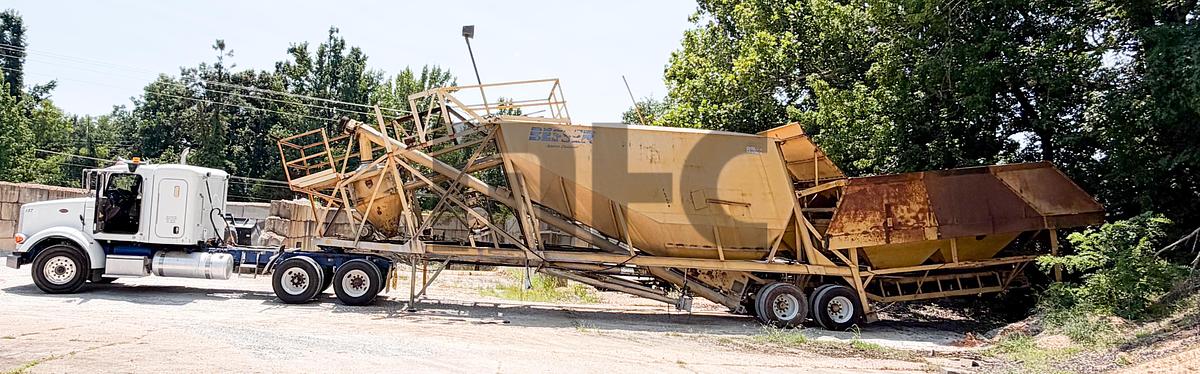 Used Besser/APPCO 6 Yard Portable Concrete Batch Plant