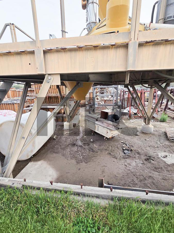 Used 2005 Turmac 4 Compartment Precast Concrete Batch Plant w/Haarup Mixer