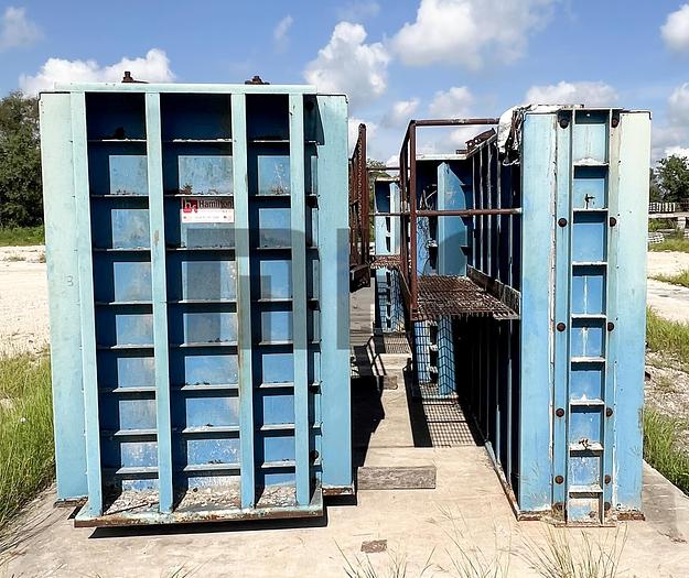 Used 2016 Hamilton Precast T Wall Precast Concrete Forms (3 Each)