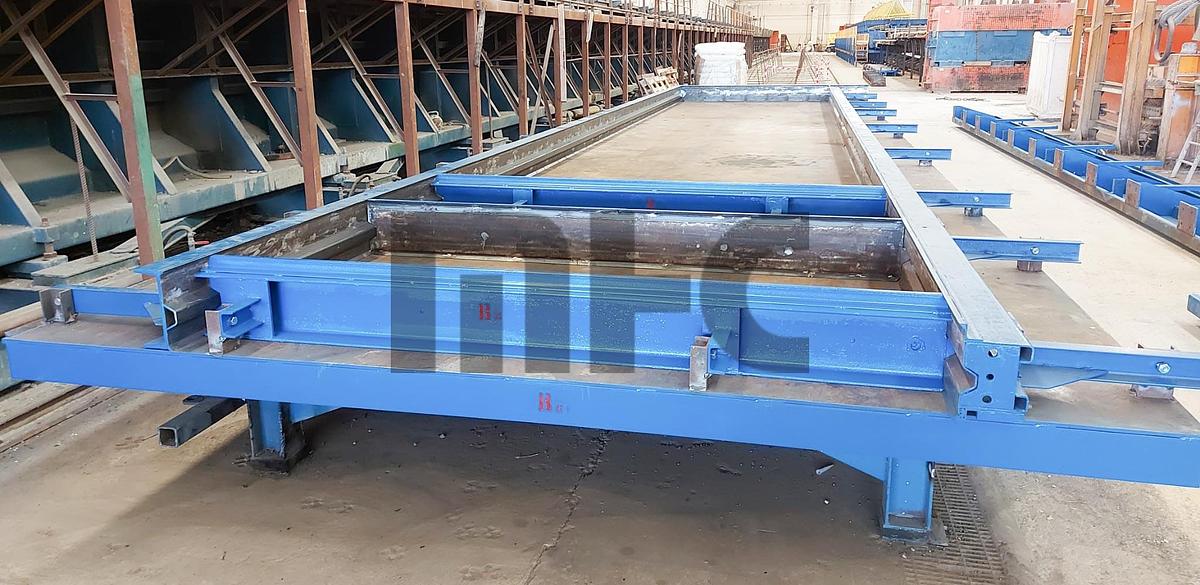 Used 11' X 39' Precast Concrete Casting Tables/Panel Forms (2 Each):