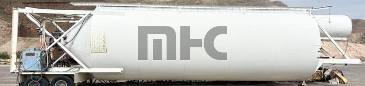Used 900 Bbl/150 Ton Belgrade Round Portable Cement Silo