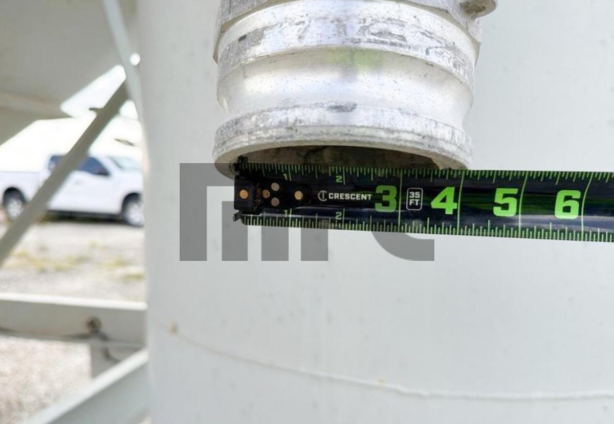 Used Belgrade LP200 Portable Cement Silo with Rice Lake Batching System