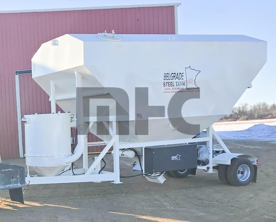 Used 2025 Belgrade LP200 Gas Powered Portable Cement Silo (New and Never Used)