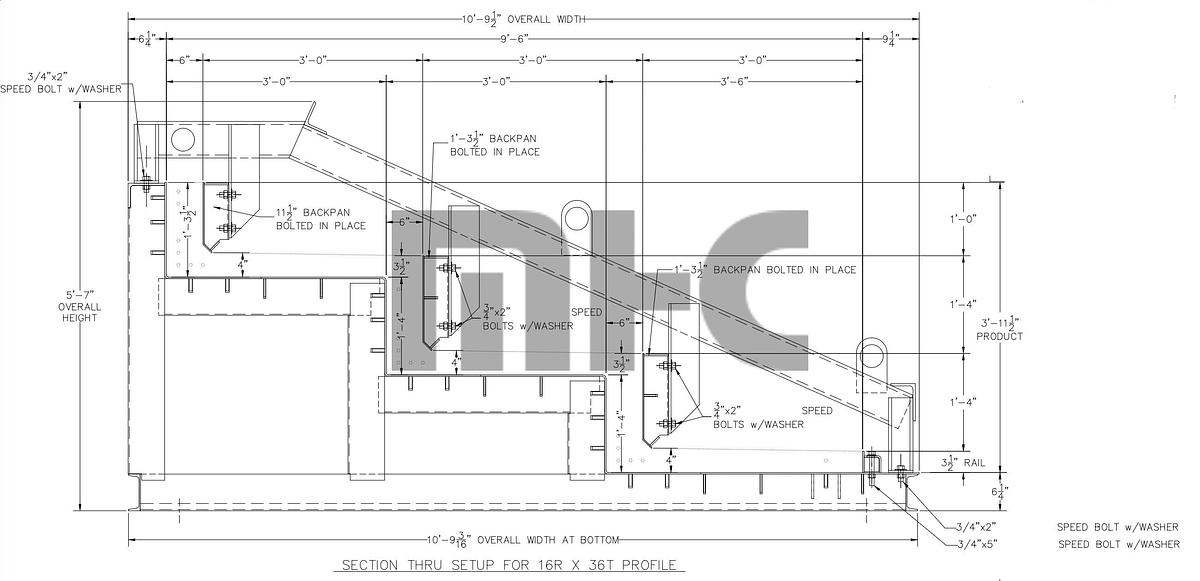 Used 2024 Precast Concrete 3 Tier Stadium/Bleacher Form
